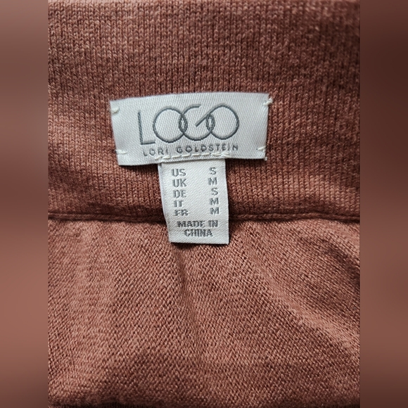 LOGO sz sm sienna brown knit skirt. - Picture 3 of 5